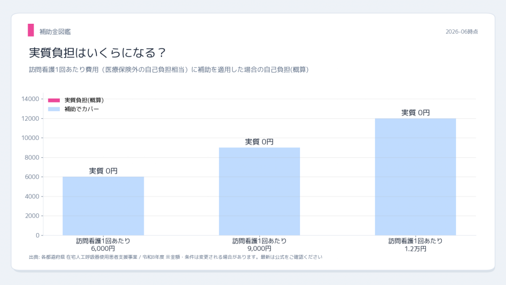 在宅人工呼吸器使用患者支援事業 実質負担シミュレーション