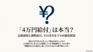 定額減税「4万円給付」はいつ?給付付き税額控除の全知識