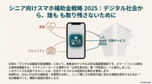 シニア向けスマホ補助金2025|自治体一覧と申請方法