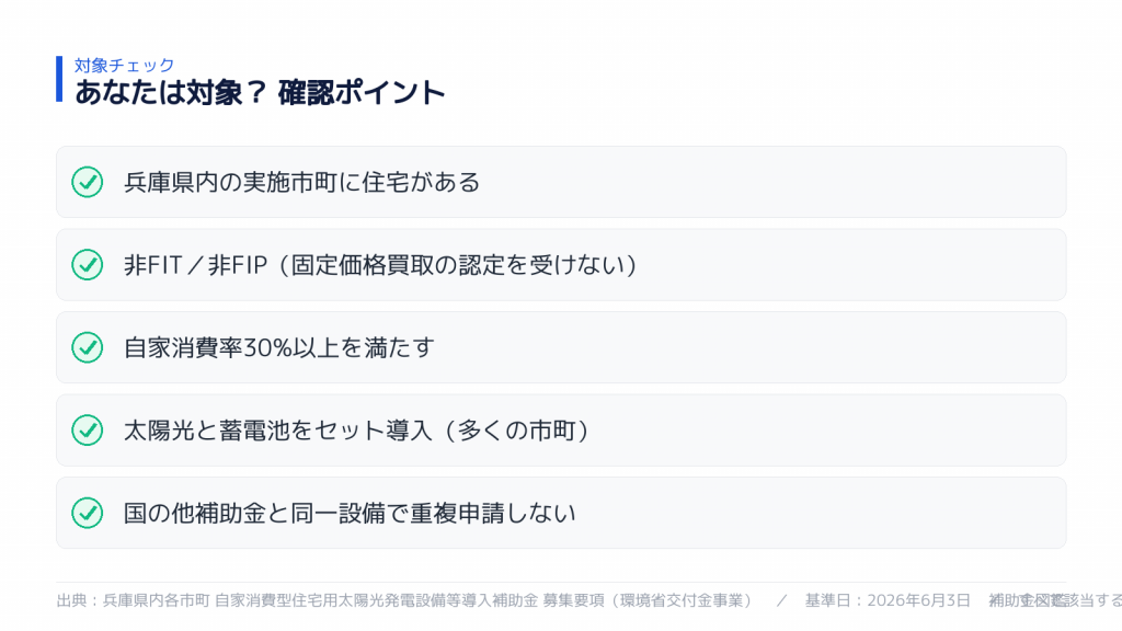 対象になるか セルフチェック