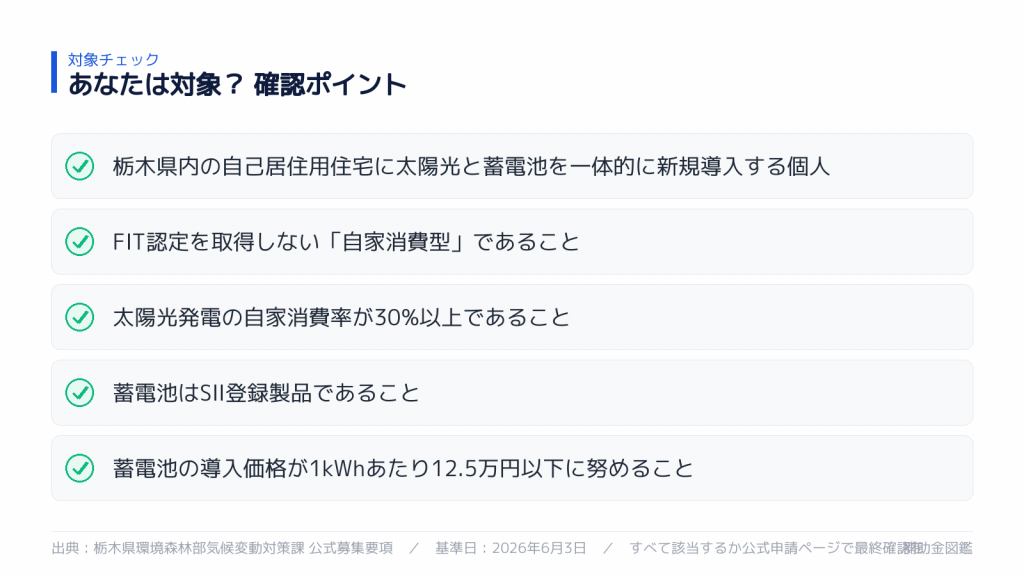 対象になるか セルフチェック