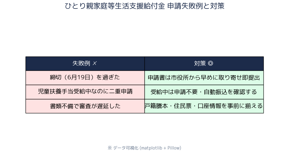 失敗例と対策