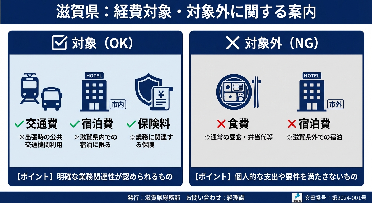 AI図解: 補助対象・対象外経費の判別図解