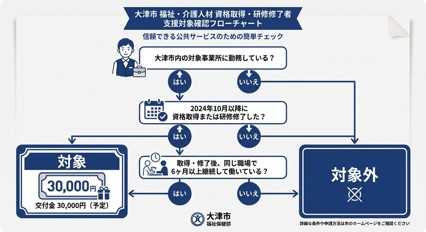 AI図解: 支給対象者の条件分岐チャート