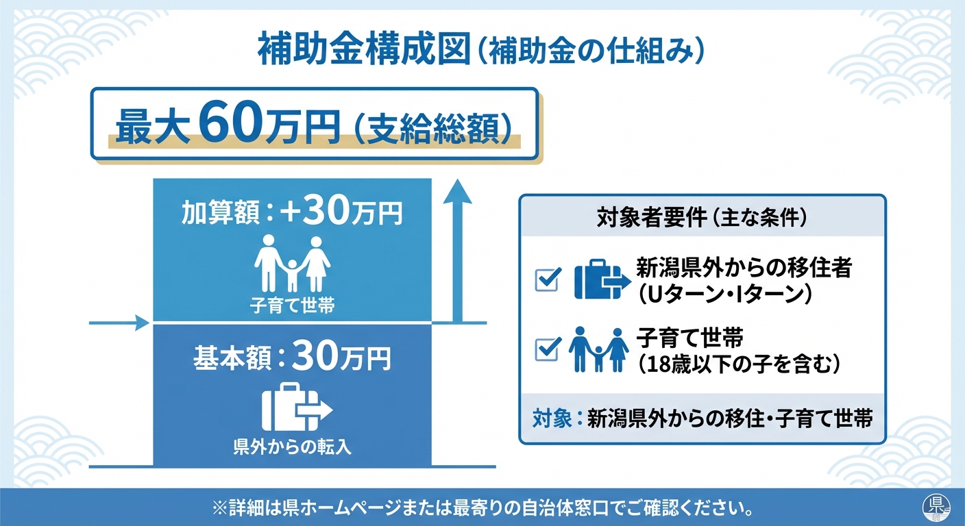 AI図解: 補助金額のシミュレーションと加算条件