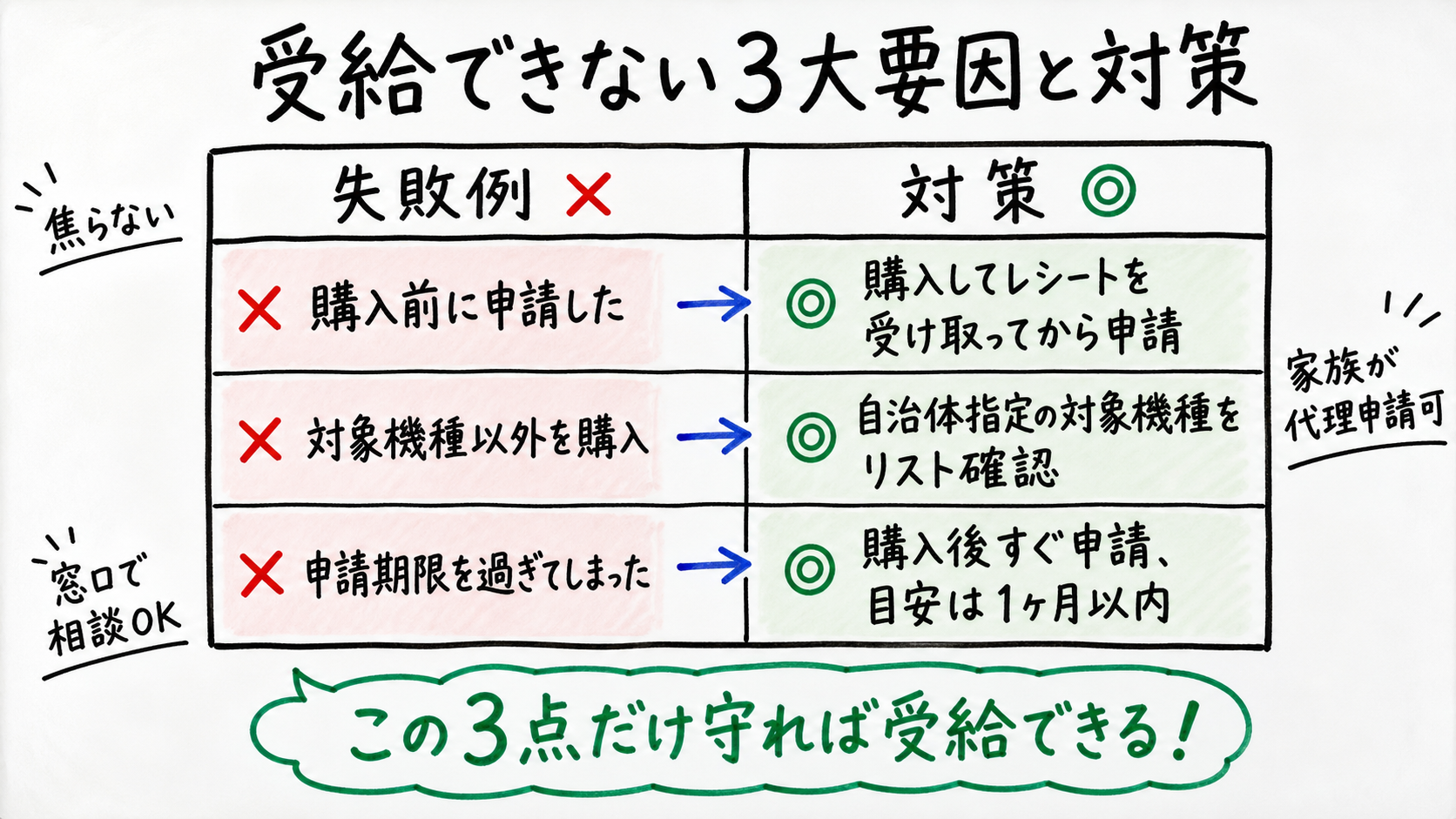 シニアのスマホ補助金 受給できない3大要因と対策