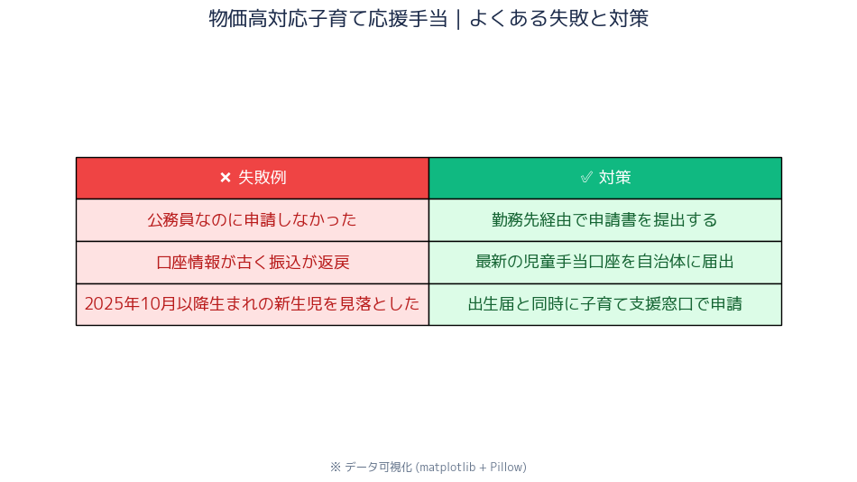 失敗例と対策