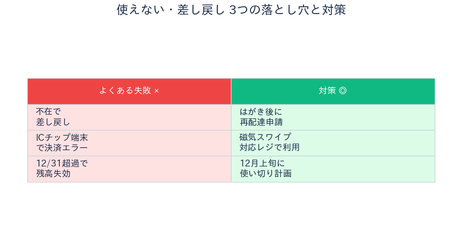 板橋区ギフトカード 使えない落とし穴と対策