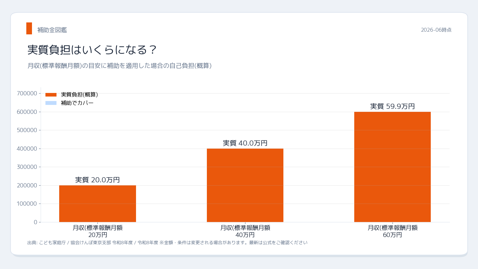 こども家庭庁 子ども・子育て支援金 賞与支払届 実質負担シミュレーション