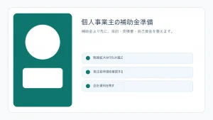 個人事業主の補助金は何から？持続化・IT導入・開業準備ロードマップ【2026年版】