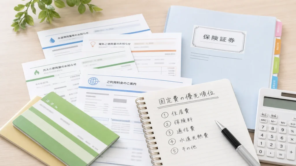 固定費の請求書と契約条件を分類するチェックリスト