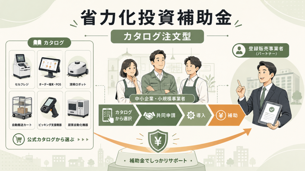 省力化投資補助金カタログ注文型|2026年改定と申請手順の解説図解1