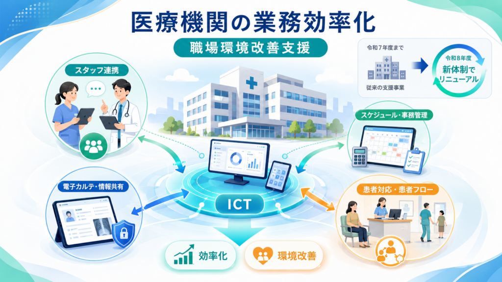 医療機関の業務効率化・職場環境改善支援事業を解説の解説図解1