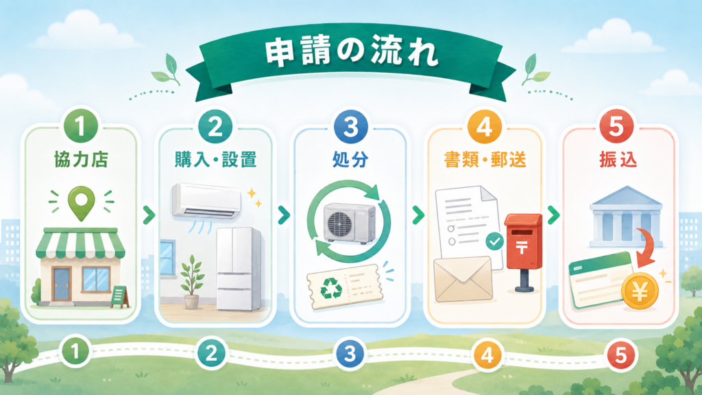 三郷市家電補助金8万円は終了【令和8年度】埼玉県の代替3選 の解説イラスト4