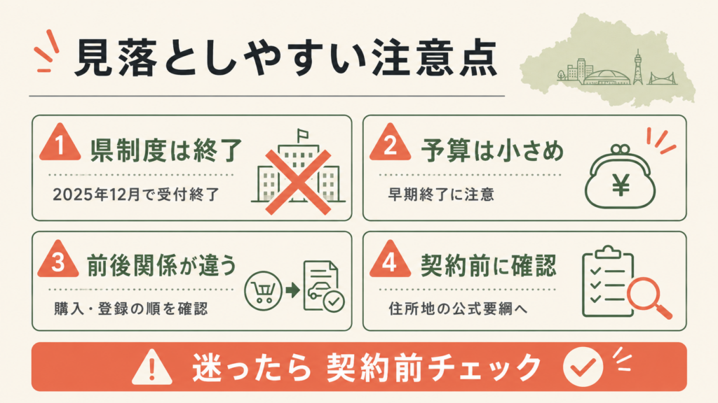 埼玉県EV補助金2026｜EV最大130万円・さいたま市5万円の解説図解5