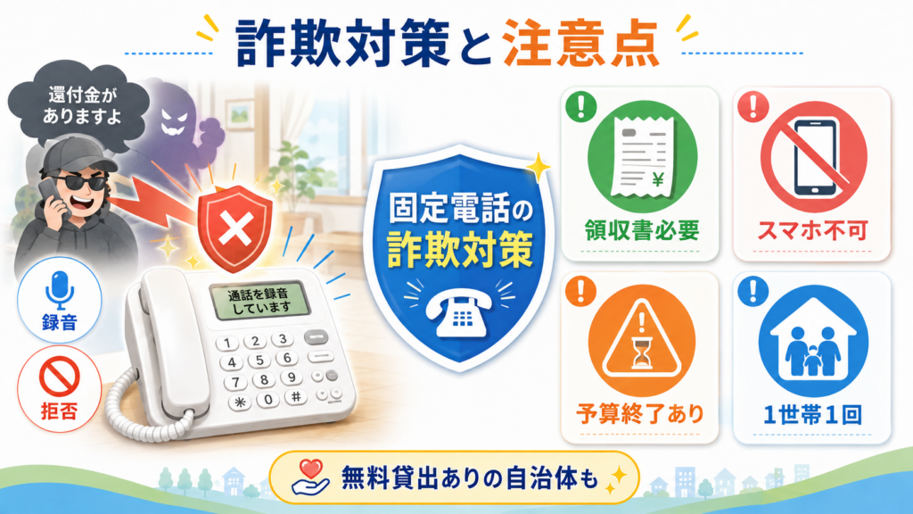 迷惑電話防止機能付き電話機 補助金｜最大1万円【2026年度】 ????5