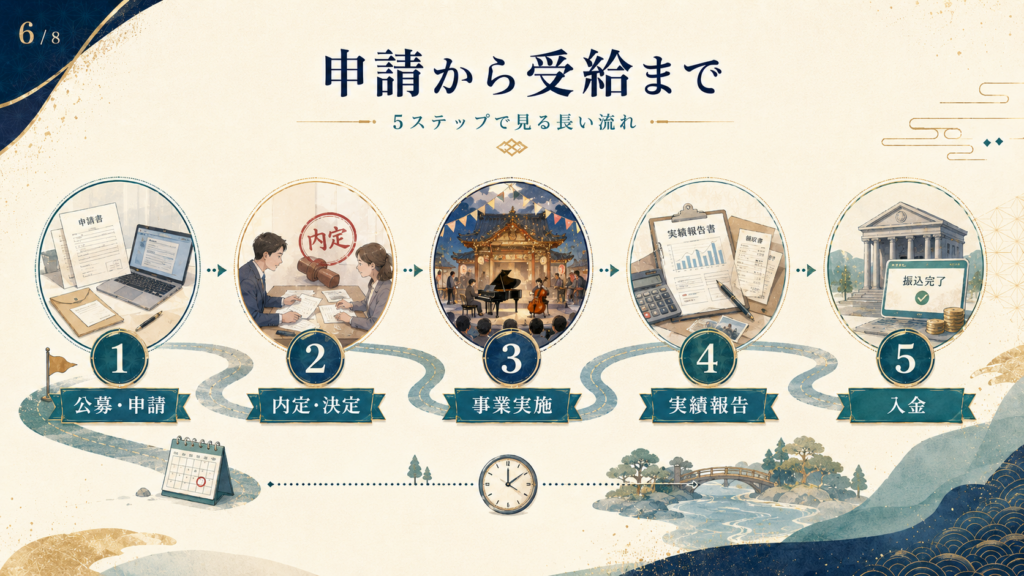 文化庁の補助金・助成金まとめ【令和8年度】申請方法と採択のポイント ????6