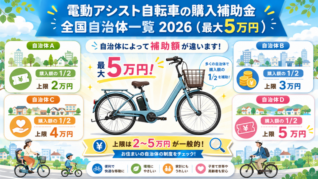 電動アシスト自転車補助金の対象者判定フロー図解