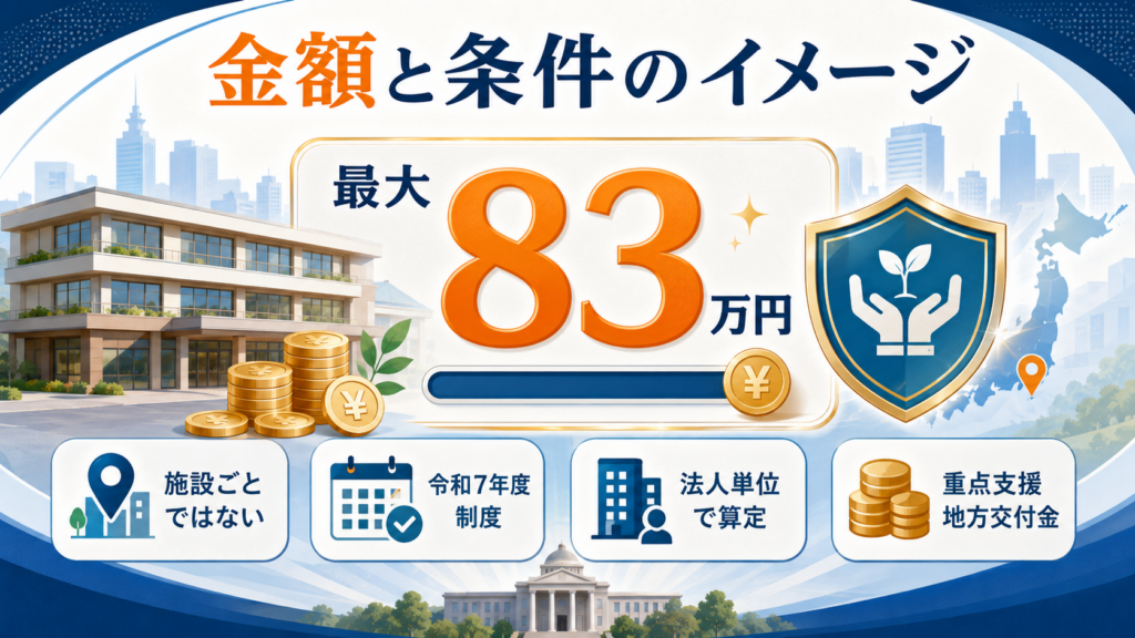 堺市 高齢者施設物価高騰支援金 最大83万円の解説図解3