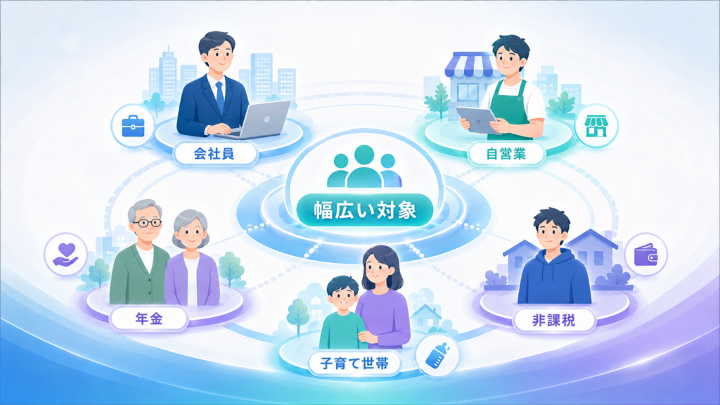 給付付き税額控除4万円・対象者・いつから導入の解説図解2