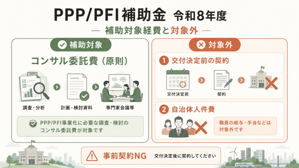 PPP/PFI補助金 令和8年度|受付終了後の後継と採択のコツの解説図解2