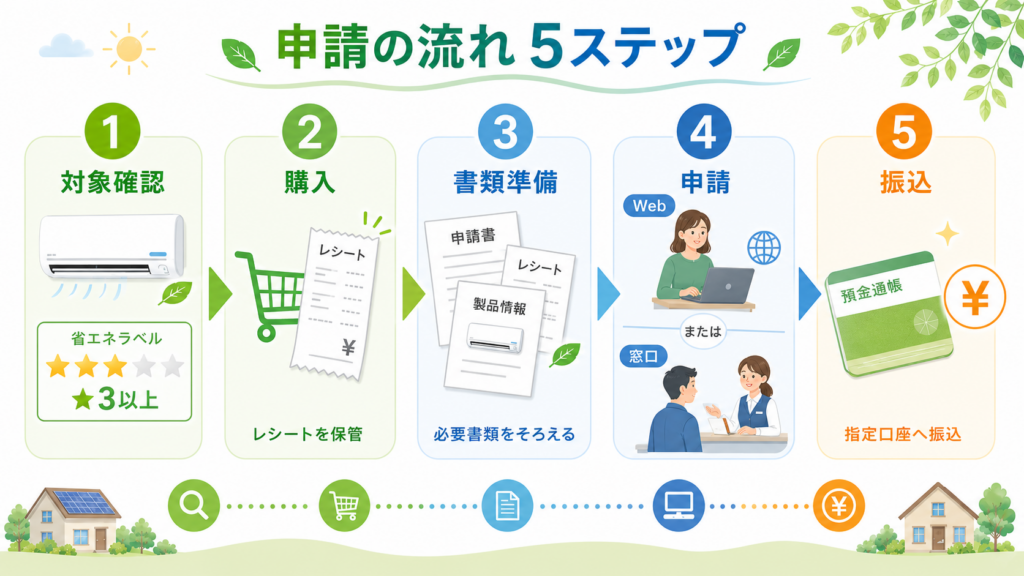 福岡県 省エネ家電補助金【令和8年度】8自治体を比較・一覧 の解説イラスト4