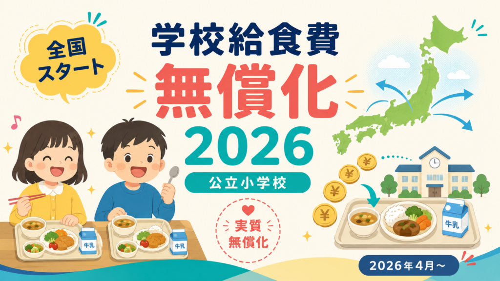 学校給食費無償化 市区町村一覧722自治体の申請ガイドの解説図解1