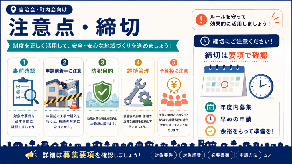 京都市防犯カメラ設置促進補助事業最大20万円・自治会/町内会の申請方法の解説図解3