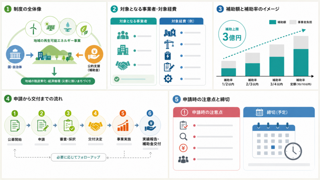 福島県再生可能エネルギー等事業化実証研究支援事業最大3億円・申請方法の解説図解1