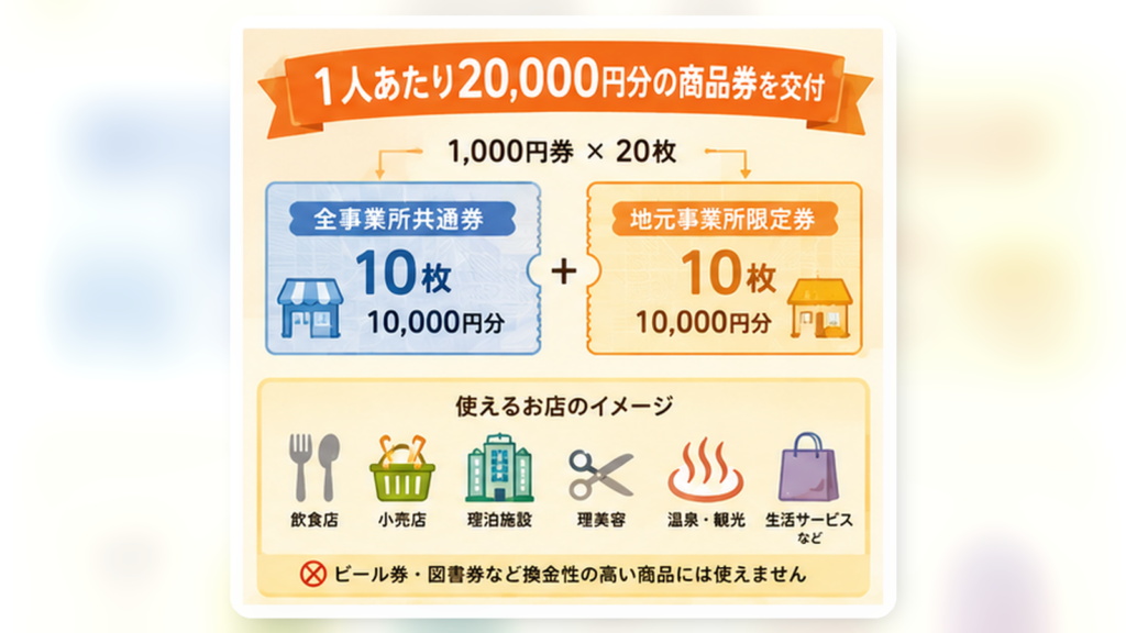 ハートフルタウン笛吹！物価高騰対応商品券事業の解説図解4