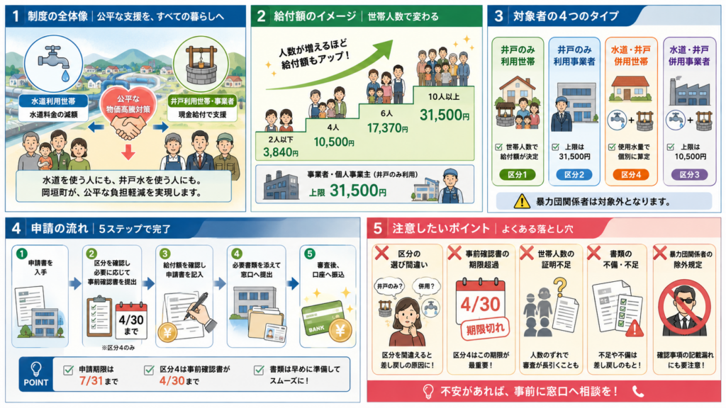 岡垣町井戸利用者支援給付金2026|対象・給付額・申請期限の解説図解1