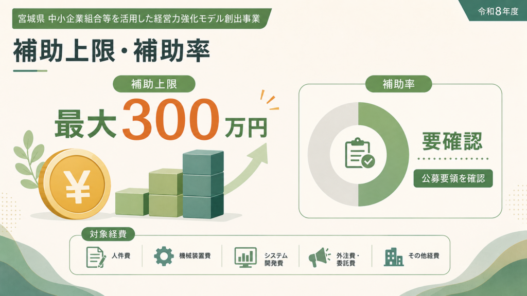 宮城県 中小企業組合等を活用した経営力強化モデル創出事業最大300万円・申請方法の解説図解4