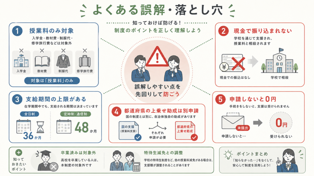 高等学校等就学支援金2026｜私立45.7万円・所得制限撤廃の申請方法の解説図解4