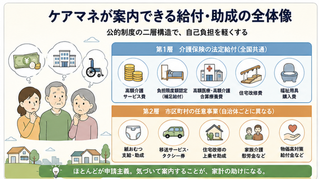 ケアマネが利用者に案内できる給付金・助成金一覧の解説図解3