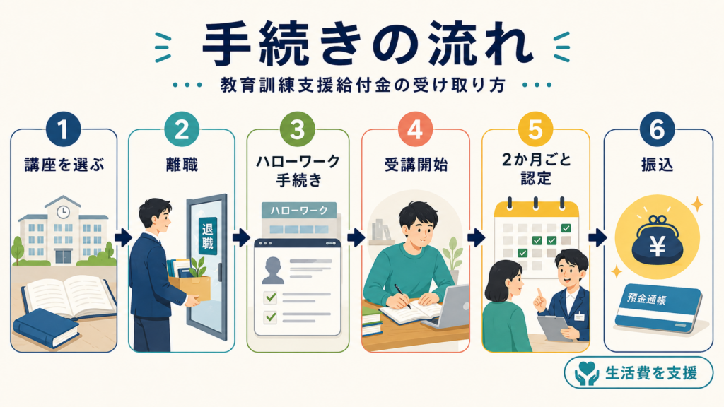 教育訓練支援給付金2026｜日額4,833円・令和9年3月末期限の解説図解4