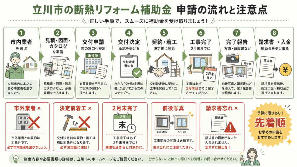 立川市リフォーム補助金断熱5万円＋耐震100万円の解説図解4