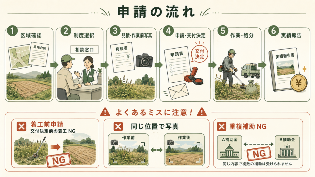 図解:申請が差し戻される原因はどこにある?
