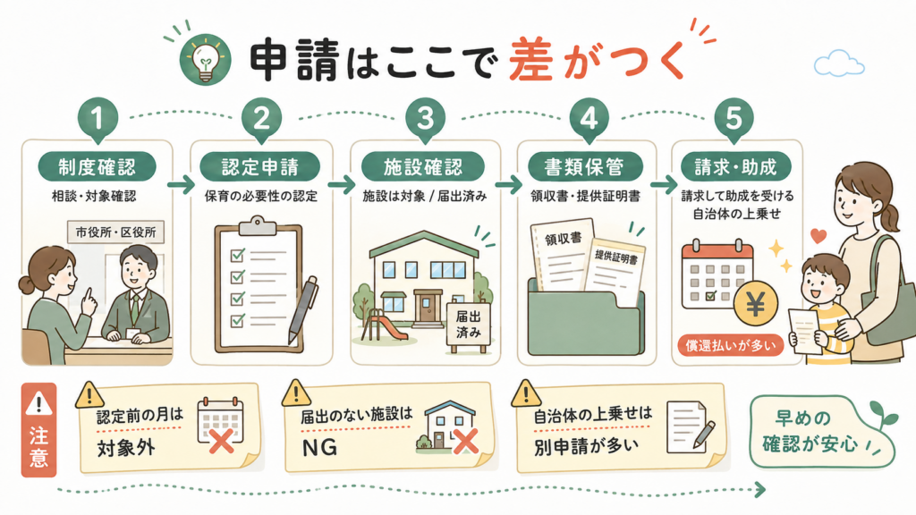 図解:認可保育所に入れた場合とどちらが得?