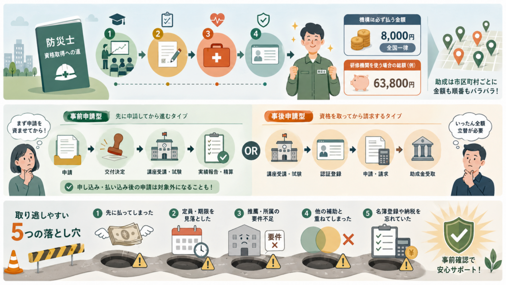 図解:助成を取り逃すのはどんなときか?