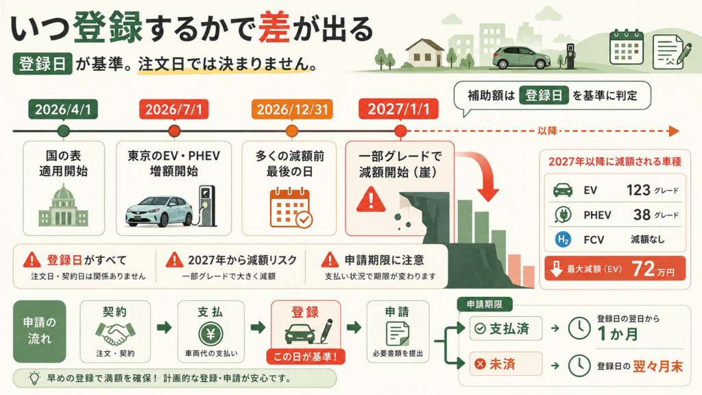 図解:申請書はいつまでに提出すればいい?