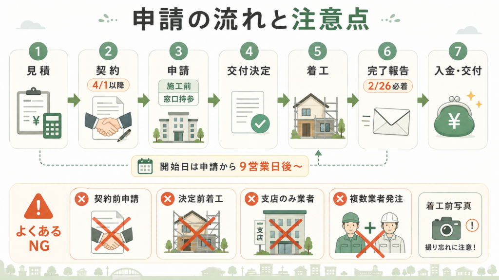 提出書類でつまずかないためのチェックを整理した図解