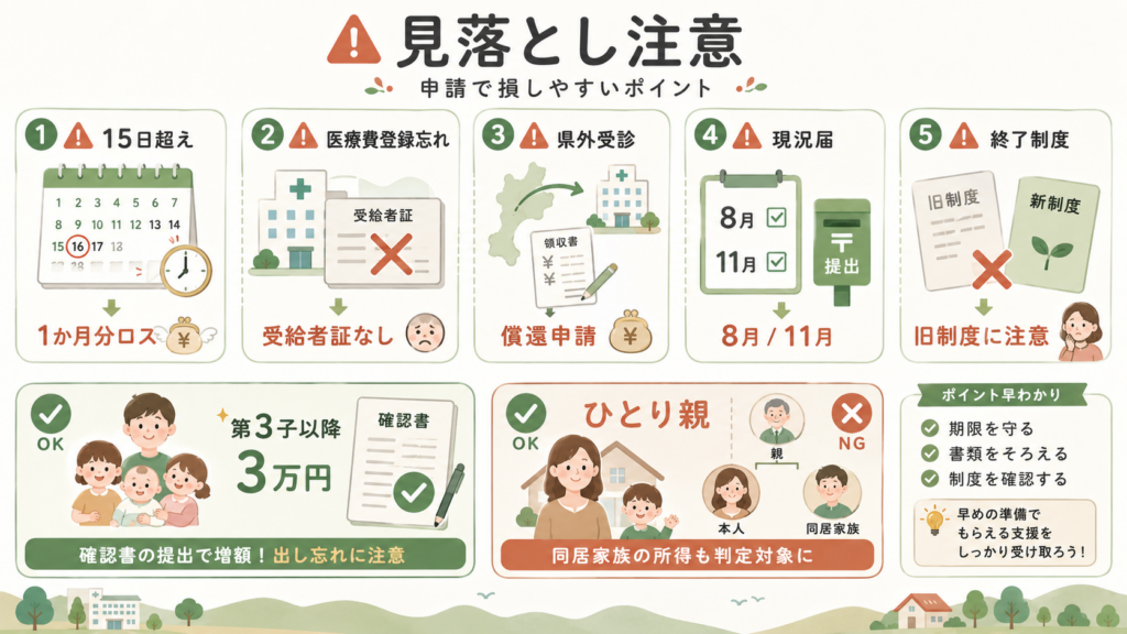 東松山市の申請でよくある失敗と落とし穴を整理した図解