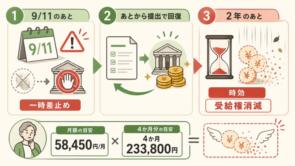 提出前チェックリストを整理した図解