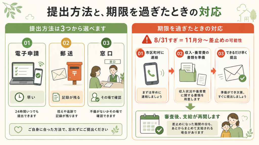 図解：期限を過ぎて出し忘れたときはどうする？