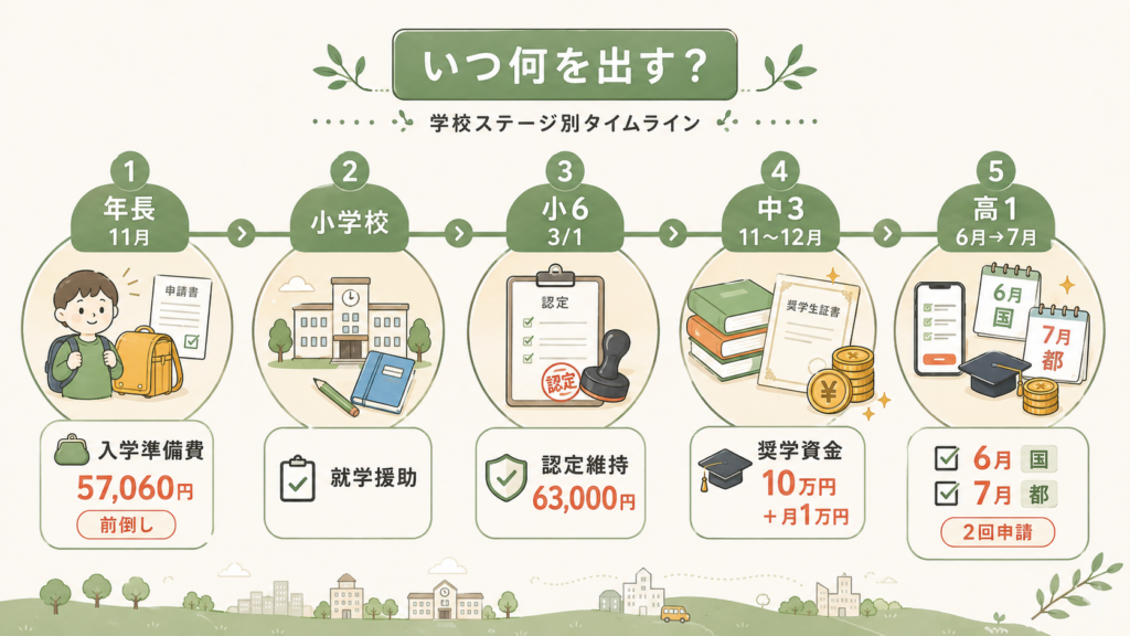 申請でよくある不採択・落とし穴を整理した図解