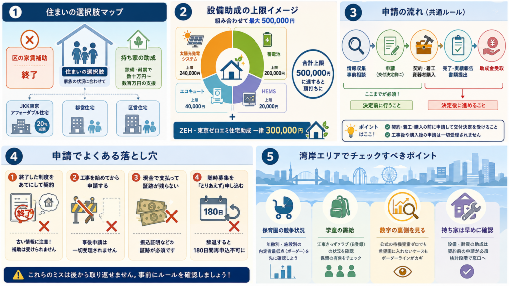 図解：江東区に家賃補助はある？