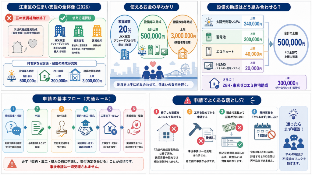 図解：設備の助成は、組み合わせるといくらまで出る？