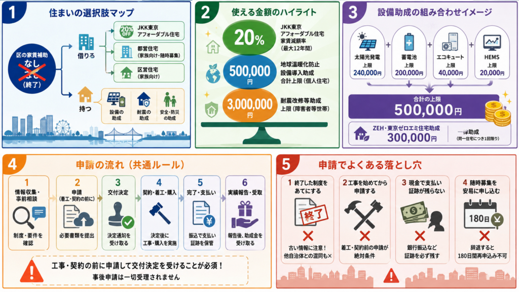 湾岸エリアで知っておくべき地域事情を整理した図解