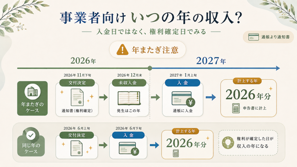 申告までの手順と、いま揃えておく書類を整理した図解