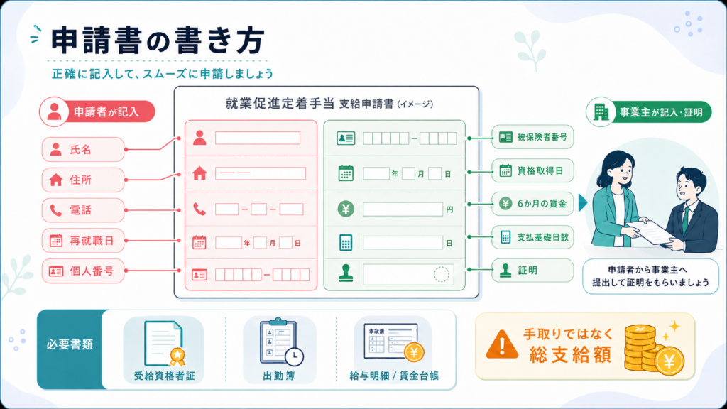 申請でよくある差し戻し・不支給の落とし穴を整理した図解